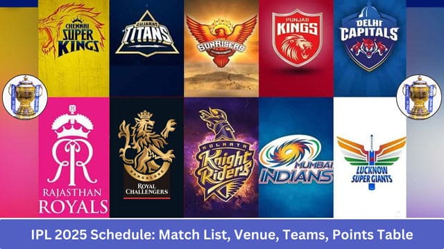 IPL 2025 schedule